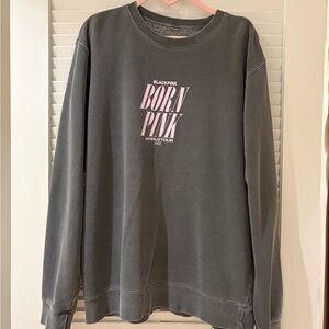 Blackpink Born Pink grey Graphic Crewneck Sweater